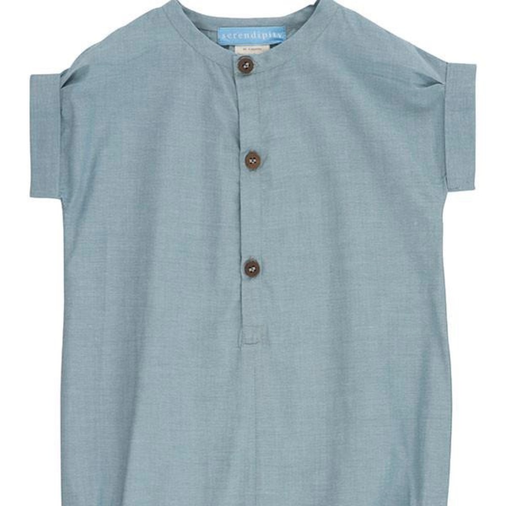 Serendipity Organics blue summer suit / romper